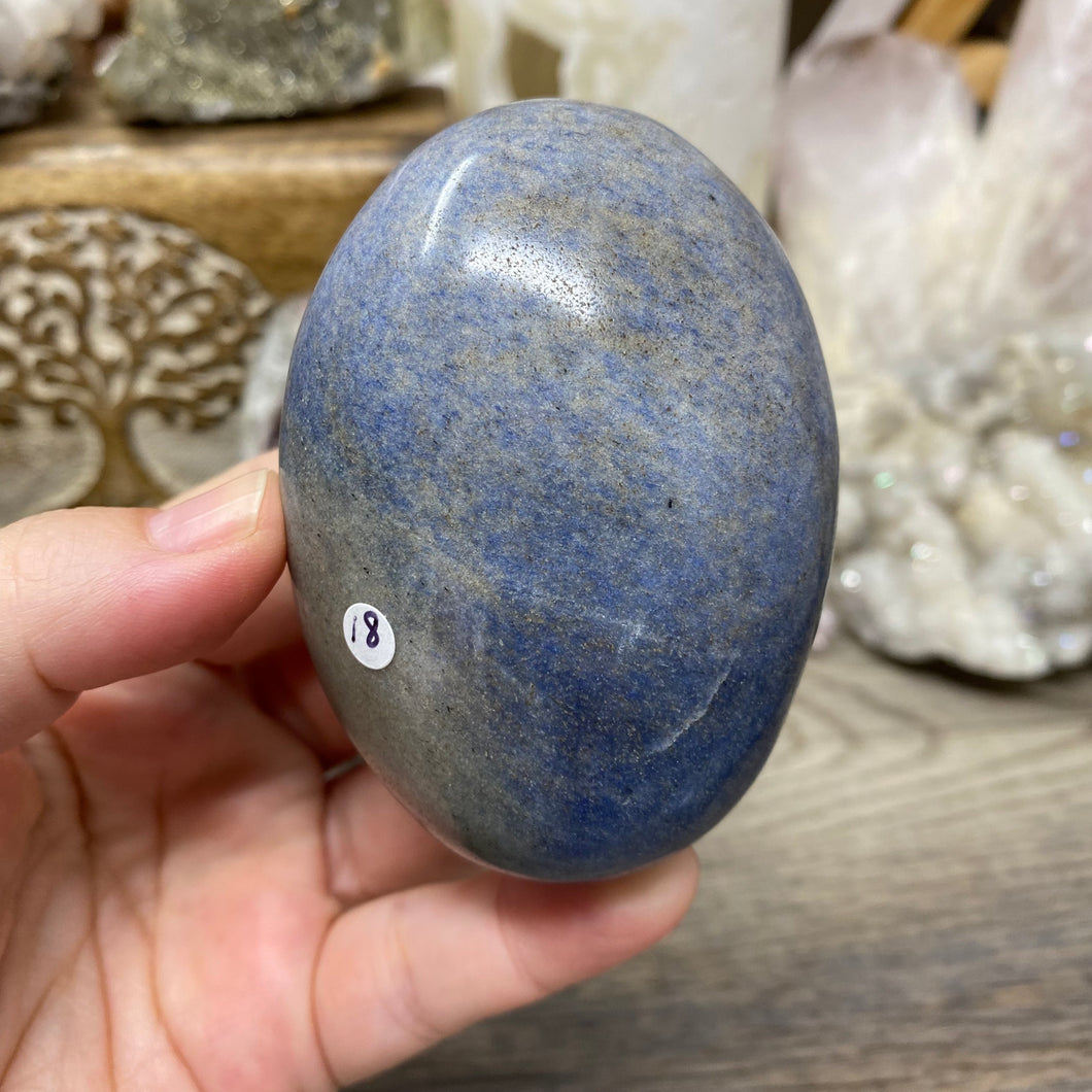 Lazulite Palm Stone #18