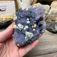 将图像加载到图库查看器中，Grape Agate Botryoidal Purple Chalcedony #01
