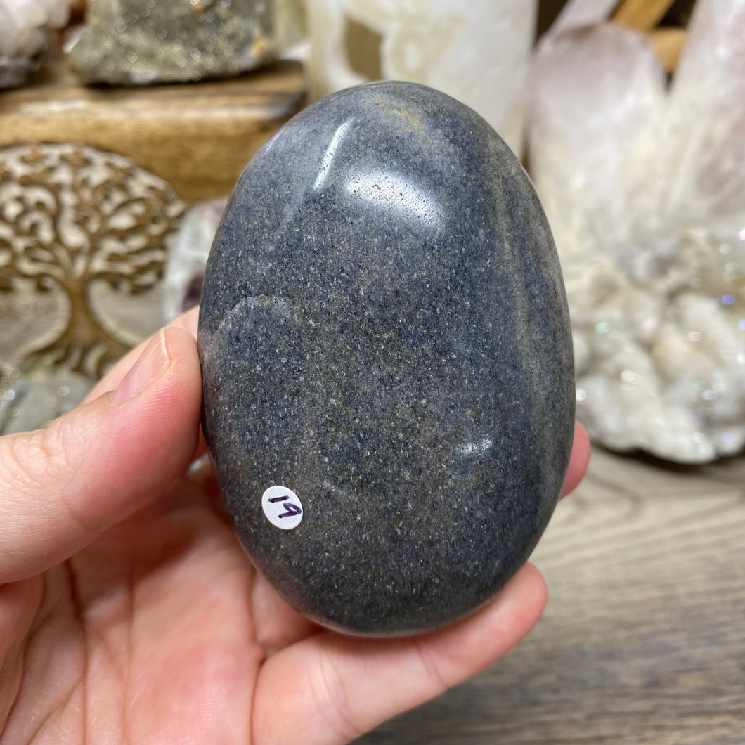 Lazulite Palm Stone #19