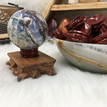 Load image into Gallery viewer, Wood Sphere Stands 26mm 1&quot; x 0.50&quot;
