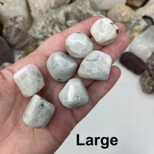 Load image into Gallery viewer, White Rainbow Moonstone Tumbled Stones
