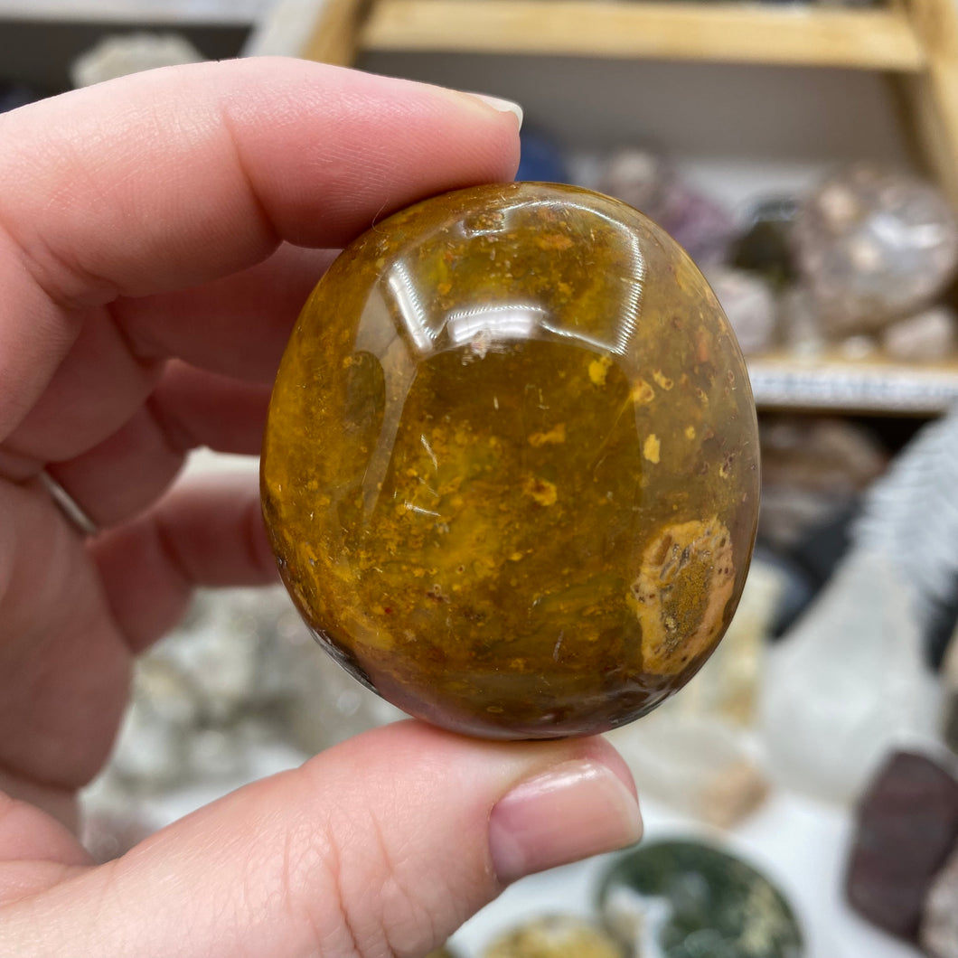 Ocean Jasper Palm Stone #04