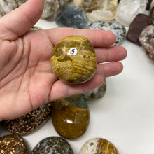 Load image into Gallery viewer, Ocean Jasper Palm Stone #15
