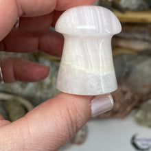 将图像加载到图库查看器中，Pink Calcite / Mangano Calcite Mushroom #01
