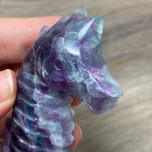 Load image into Gallery viewer, Fluorite Sea Horse #2 * UV Reactive
