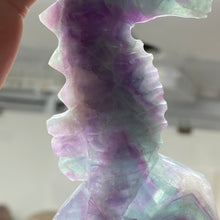 Load image into Gallery viewer, Fluorite Sea Horse #1 * UV Reactive
