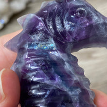 Load image into Gallery viewer, Fluorite Sea Horse #2 * UV Reactive
