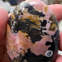 Load image into Gallery viewer, Rhodonite Palm Stone #15
