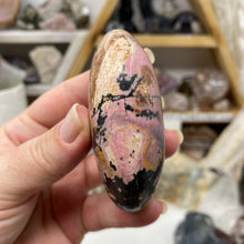 Load image into Gallery viewer, Rhodonite Palm Stone #18
