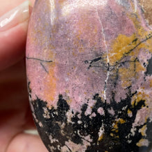 Load image into Gallery viewer, Rhodonite Palm Stone #18
