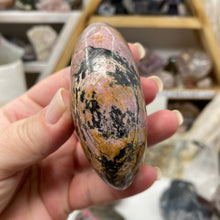 Load image into Gallery viewer, Rhodonite Palm Stone #22
