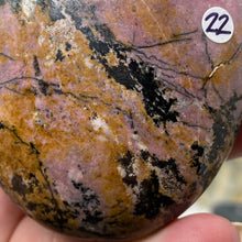 Load image into Gallery viewer, Rhodonite Palm Stone #22
