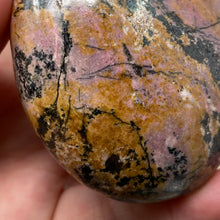 Load image into Gallery viewer, Rhodonite Palm Stone #22
