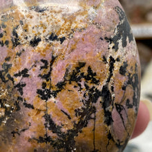 Load image into Gallery viewer, Rhodonite Palm Stone #22
