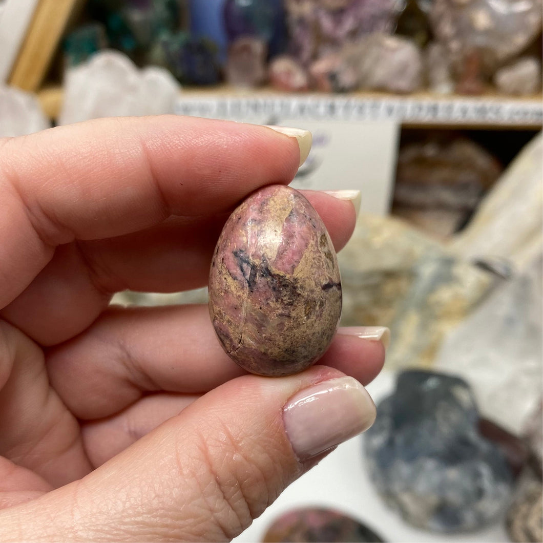 Rhodonite Mini Egg #01