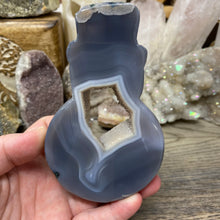 Load image into Gallery viewer, Druzy Agate Snowman #02
