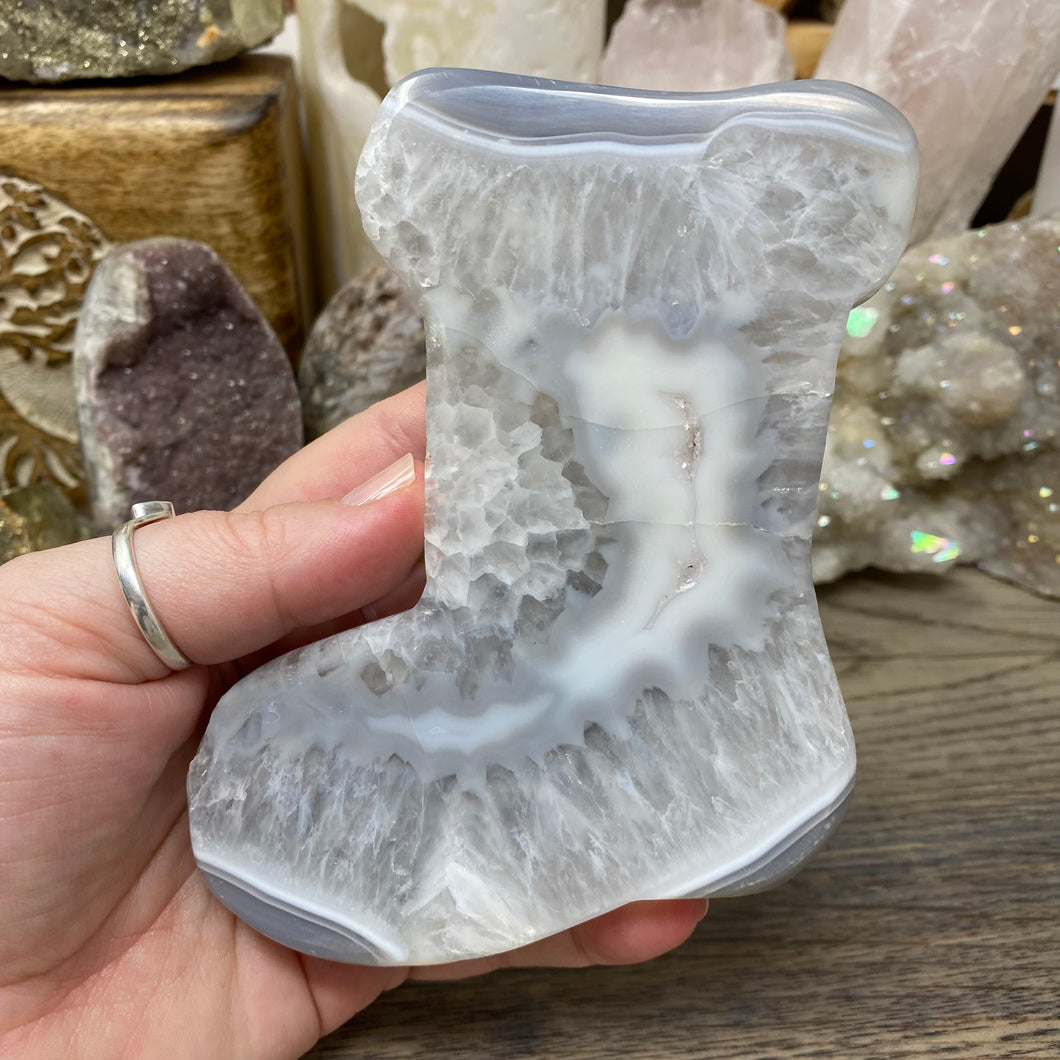 Druzy Agate Stocking #03