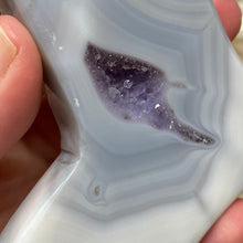 Load image into Gallery viewer, Druzy Agate Stocking #01 with Amethyst
