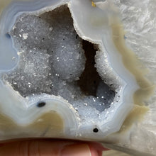 Load image into Gallery viewer, Druzy Agate Large Moon #08 *Rainbows
