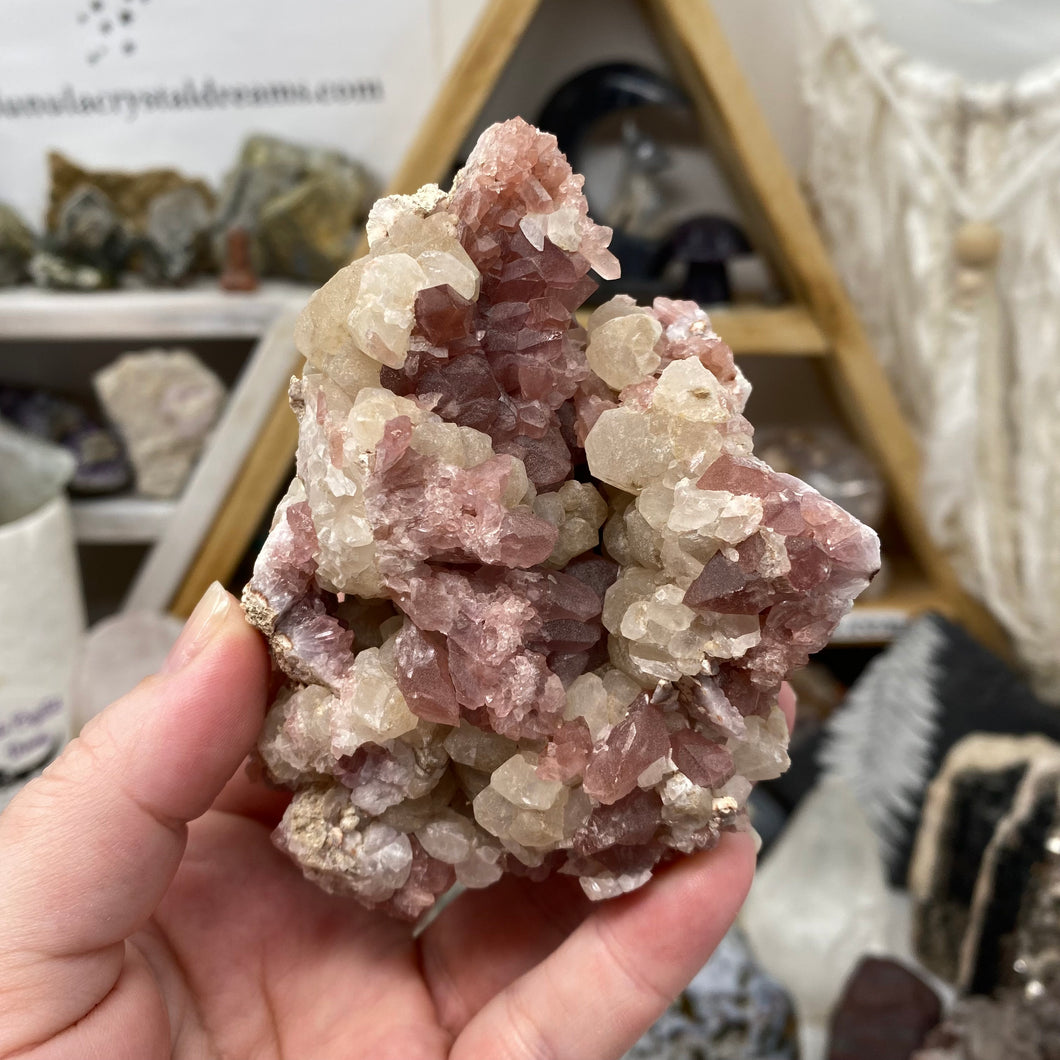 Pink Amethyst Large Geode Cluster #09