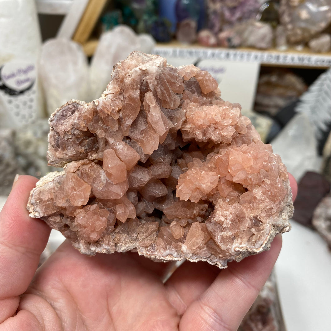 Pink Amethyst Large Geode Cluster #07