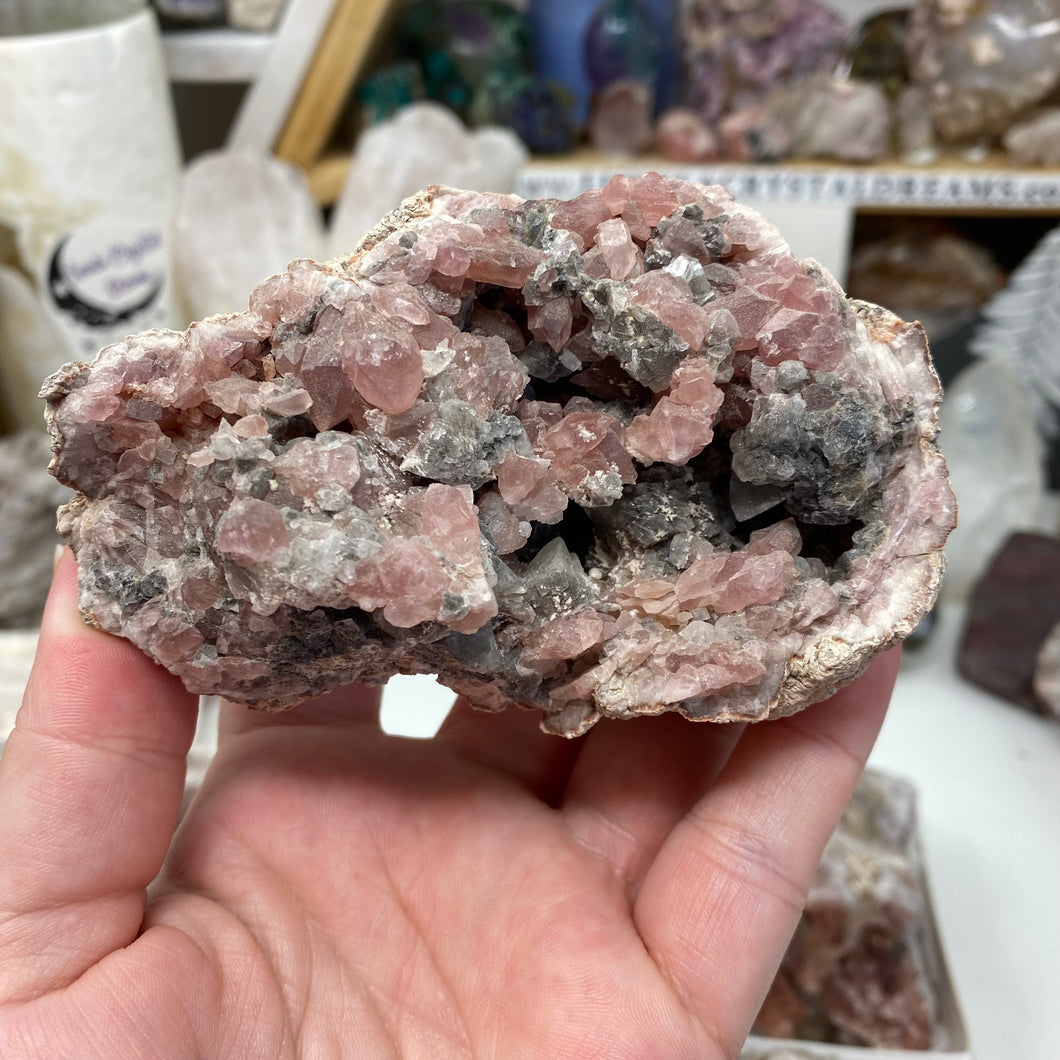 Pink Amethyst Large Geode Cluster #06