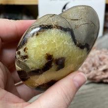 Load image into Gallery viewer, Septarian Large Heart Palm Stone

