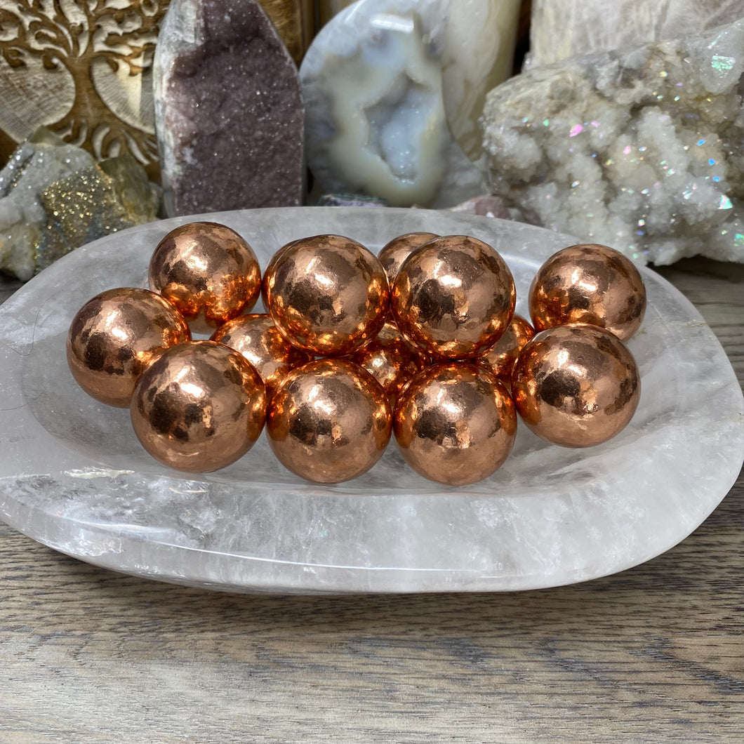 Copper 30mm Spheres