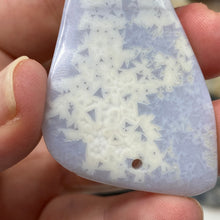 将图像加载到图库查看器中，Blue Lace Agate Freeform A Grade Bead #09
