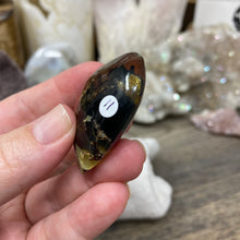 Load image into Gallery viewer, Amber Puffy Heart Palm Stone #11
