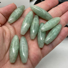 Load image into Gallery viewer, Green Aventurine 12x38mm Rice Beads

