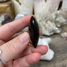 Load image into Gallery viewer, Amber Puffy Heart Palm Stone #14
