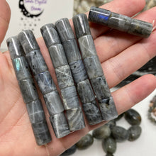 Load image into Gallery viewer, Labradorite 14x10mm Tube A Grade Beads
