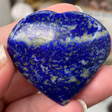 Chargez l&#39;image dans la visionneuse de la galerie, Lapis Lazuli Heart #02 with drill hole
