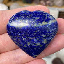 将图像加载到图库查看器中，Lapis Lazuli Heart #02 with drill hole
