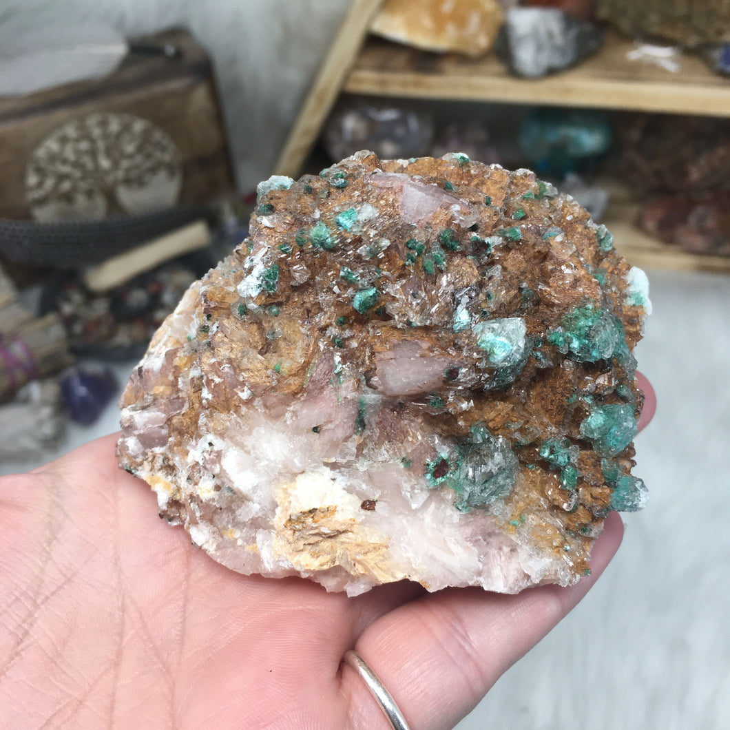 Rosasite Cluster #4