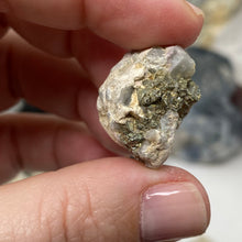 Load image into Gallery viewer, Pyrite 21X16mm Rough Beads
