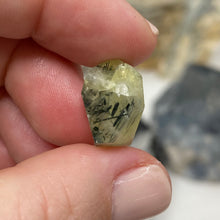 Load image into Gallery viewer, Prehnite with Epidote Faceted 18x12mm A Grade Beads
