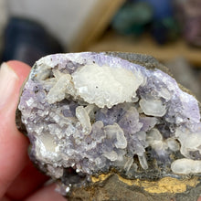 Load image into Gallery viewer, Amethyst on Sparkling Quartz Chalcedony #20
