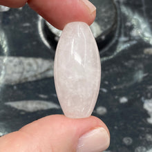 Load image into Gallery viewer, Rose Quartz 30x15mm Large Rice Beads
