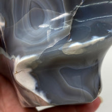 将图像加载到图库查看器中，Orca Agate Stone Flame ~ 5.77&quot; x 4.40&quot; x 3.55&quot;
