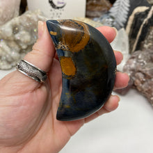 Load image into Gallery viewer, Blue Tiger Eye Small Moon Bowl
