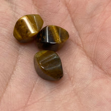 Load image into Gallery viewer, Blue and Yellow Tiger Eye Puffy Beads
