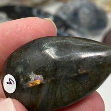 Load image into Gallery viewer, Labradorite Teardrop Drilled Cabochon #09
