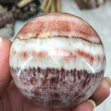 Load image into Gallery viewer, Tricolor Calcite Sphere 62mm
